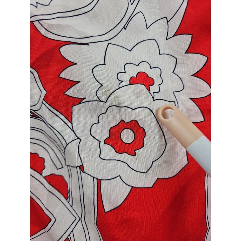 Women's Sofia's Floral Full Length Maxi Dress Size Large Red And White